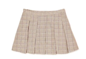 new Wonder Nation Girls Pleated Skirt, Sizes L 10-12 color Brown Sand - Picture 1 of 3