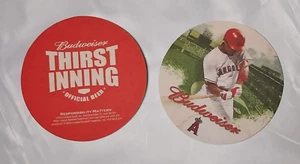 Angels Beer Coaster BeerMat New Condition Los Angeles 2010 Budweiser MLB Anaheim - Picture 1 of 1