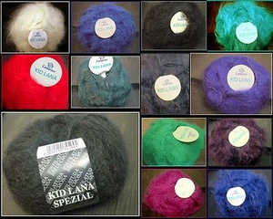 Kidmohair, Langhaar- Mohair, Kid Lana, Noble Blended Yarn, Wool 1.8oz, Lungo , - Picture 1 of 17