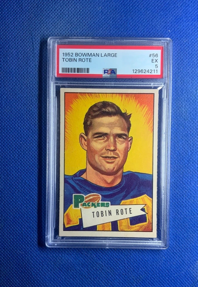 1952 Bowman Large Tobin Rote #56 PSA 5 EX  - Image 1 of 2