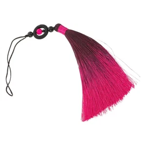  Tai Chi Spike Decor - Chinese Handheld Fan Fortune Tassel Martial Arts - Picture 1 of 12