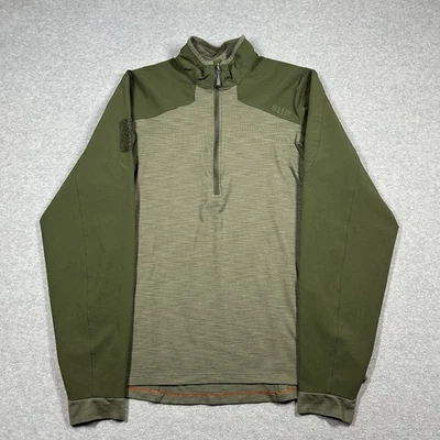 511 Tactical быстрого реагирования половина молнии пуловер мужской маленький зеленый длинным рукавом макет - Изображение 1 из 4