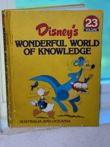 Vintage Disney World of Knowledge Vol. 23 Australien & Ozeanien Bücher - Bild 1 von 4
