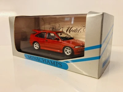 Ford Escort Cosworth Minichamps Paul’s Model Art 1/43 rojo Foto 1 de 4
