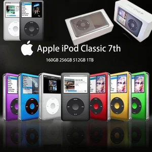 NEW Apple iPod Classic 7th Gen 2TB 1TB 512GB 256GB 160GB SSD Sealed Gifts FAST - Picture 1 of 38