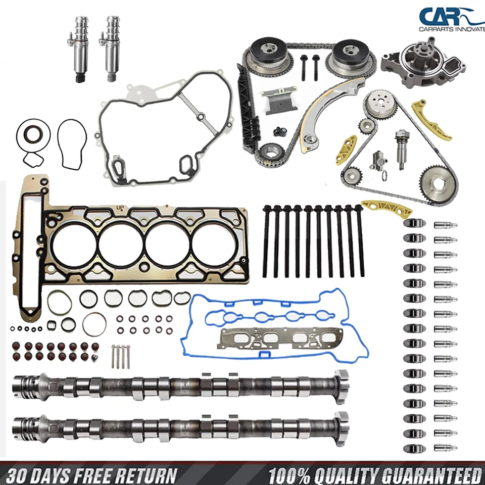 Camshaft Lifters Rockers Head Gaskets for Chevy Equinox GMC Buick 2.4L 12634207 - Image 1 of 4