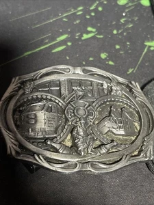 Vintage 1990 C&J Fire Department Belt Buckle #CJ1475 - Picture 1 of 13