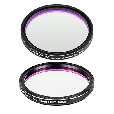 Juego de filtros de banda estrecha doble SVBONY SV220 7nm engranaje de nivel de entrada "Hubble Palette" Foto 1 de 4