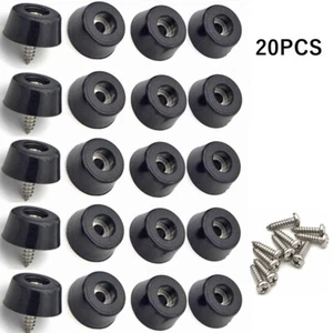 20X Non Slip Rubber Bumper Feet with Screws for Cutting Board Electronics N754 - Picture 1 of 7