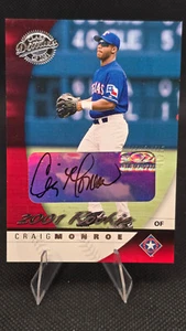 2001 Donruss Craig Monroe RC #168 Autograph #'D 1875 - Picture 1 of 3