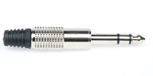 3-pol Stereo Klinkenstecker 6,3mm Klinke Kabel Stecker Metall Neutrik kompatibel - Bild 1 von 5