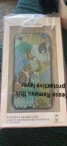 Vera Bradley IPHONE 7 Phone case Paisley Blue Green - Picture 1 of 2