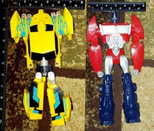 Lot Of 2 Transformers.Optimus Prime 2017 Hasbro 12" Figure & Bumblebee 2016 8" - Picture 1 of 4