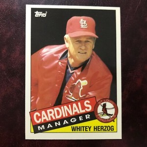 1985 Topps TIFFANY Set WHITEY HERZOG #683 CARDINALS - NM/MINT+ *HIGH GRADE*