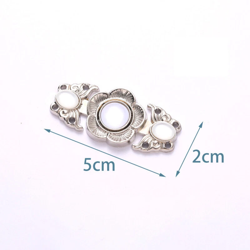 Tighten Waist Button Clips for Skirt Pants Jeans Clothing Adjustable Metal Pins - Image 1 of 4