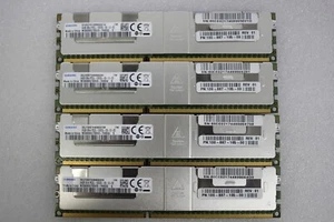 Samsung 256GB (4x64GB) DDR3 PC3L-10600L 1333MHz ECC Server RAM 8Rx4 M386B8G70DE0 - Picture 1 of 4