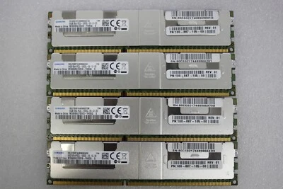 Samsung 256GB (4x64GB) DDR3 PC3L-10600L 1333MHz ECC Server RAM 8Rx4 M386B8G70DE0 - Image 1 of 4
