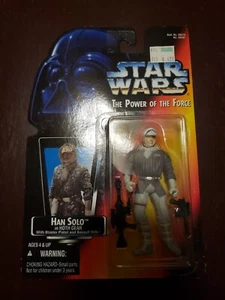 1995 STAR WARS ~ HAN SOLO IN HOTH GEAR ~ Power of the Force ~ ROTE KARTE POTF - Bild 1 von 2