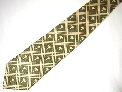 Corbata Tommy Bahama Off Island Para Hombre Verde Oliva Beige Palmeras Hawaiana Foto 1 de 4