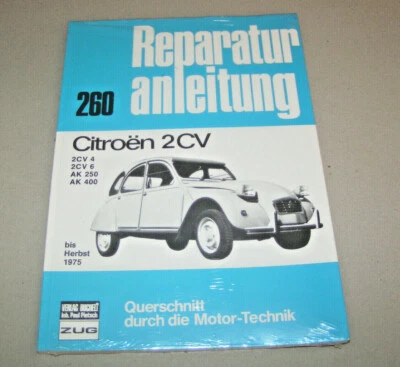 Original Manual de Reparación Citroen 2CV 4/2CV 6 - Pato - Año Fabricación 1970 - Imagen 1 de 2