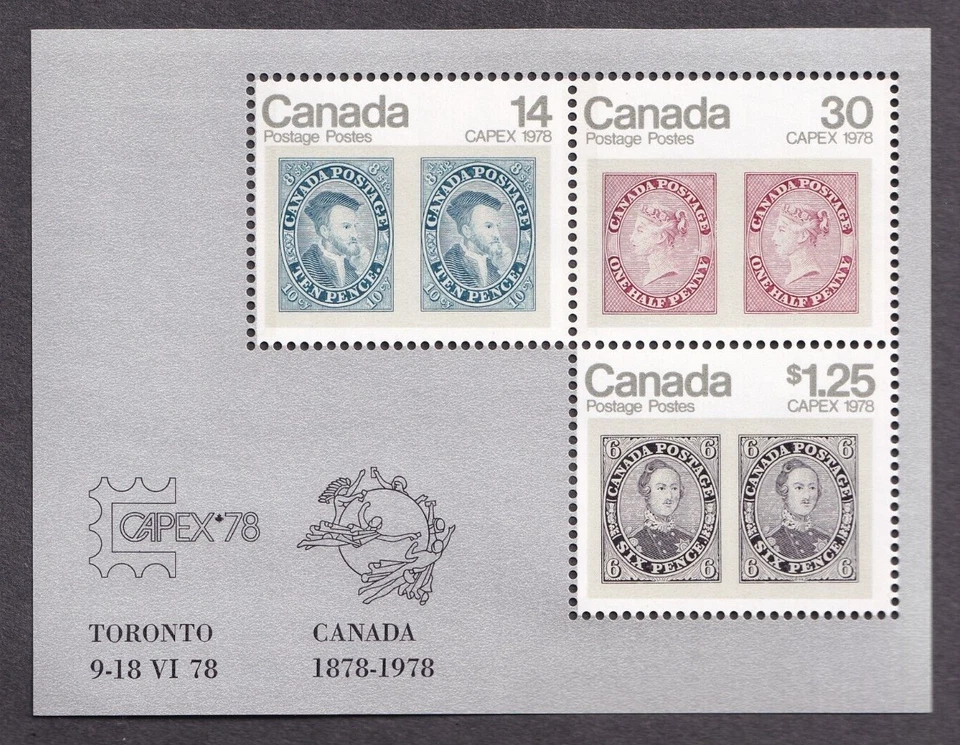 Canada 1978 #756a CAPEX '78 Souvenir Sheet Mint NH VF - Image 1 of 1