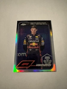 2024 Topps Chrome Formula 1 F1 Max Verstappen #163 Parallel Refractor SP - Picture 1 of 2