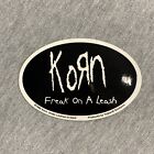 Vintage 1999 Korn Freak On A Leash Sticker 4-1/4"x 3"