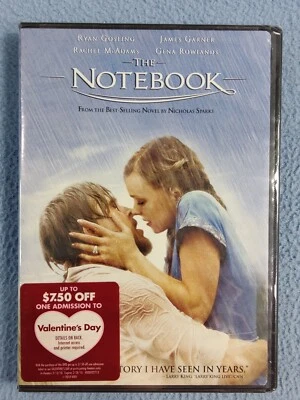 NEW SEALED THE NOTEBOOK DVD RYAN GOSLING RACHEL MCADAMS JAMES GARNER Foto 1 de 2