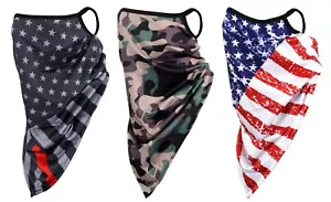 3er Pack MultiUse Gesichtsmaske Schild Kühlung Bandana Angeln Abdeckung Schal USA - Bild 1 von 3