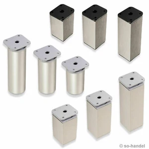 Möbelfüße Höhenverstellbar Möbelgleiter Stellfuß Stützfuß Vitrinenfuß Möbelbein - Bild 1 von 12