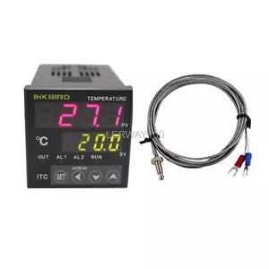 Inkbird ITC-100RH 220V Digital PID Temperature Temp Controller + K Sensor relay - Picture 1 of 9