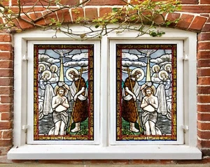 3D White Dove D643 Window Film Print Sticker Cling Stained Glass UV Block Amy - Picture 1 of 11