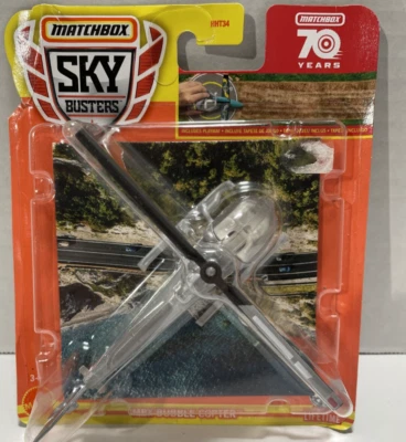 Matchbox 70 Years Sky Busters MBX Bubble Copter #14/32 (Scuffed box) - Image 1 of 3