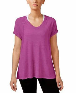 New Calvin Klein Performance Relaxed Icy Wash Burn-Out Yoga T-Shirt PF6T3860 $39 - Picture 1 of 6