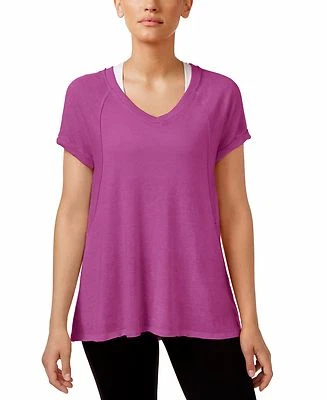 New Calvin Klein Performance Relaxed Icy Wash Burn-Out Yoga T-Shirt PF6T3860 $39 - Image 1 of 4