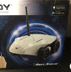 Swift Stream RoboBuddy Wireless Remote Control Vehicle Home Pet Baby Monitor NEW - Picture 1 of 6