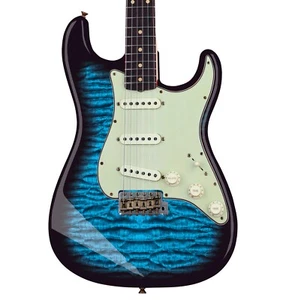 Gitarre Vinylfolie Aufkleber Skins the Azure Burst - Auswahl aus 4 Körperformen GS220 - Bild 1 von 13