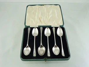 JUEGO DE 6 CUCHARAS TIPO VENECIANO TIPO DEMITASE POR DESCONOCIDO - Imagen 1 de 6