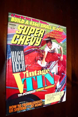 Super Chevy Magazine November 1992 436ci Small Block 232 MPH Mouse Motor Foto 1 de 3