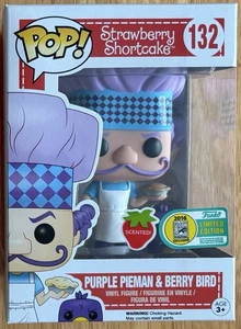 Funko Pop! S S 132 2016 SDCC Exclusive Purple Pieman & Berry Bird, New In Box - Picture 1 of 6
