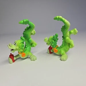 Figura Dragón Verde Año Nuevo Chino Par De Colección 1988 Juguete McDonalds - Imagen 1 de 5