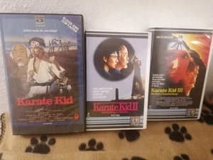 3 VHS RARITÄTEN:  KARATE KID TEIL 1 - 3  (1984-89) - Bild 1 von 2