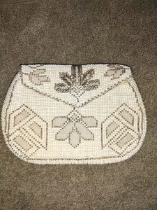 Vintage 1940s Czechoslovakian Beaded Clutch Purse - Picture 1 of 5