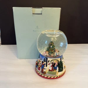 PartyLite P7655 Navidad Mañana Vacaciones Tealight Globo con Caja de Música *Léeme - Imagen 1 de 20