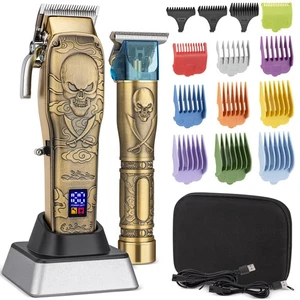 Professional Cordless Hair Clippers for Men Pro Li Outliners Trimmer Low Nois... - Picture 1 of 7