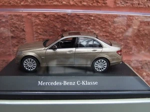 Mercedes Benz C Class W204 1/43 Scale - Schuco Sand Beige BOXED - Picture 1 of 2