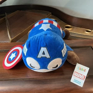 Disney Captain America Kinder Cuddleez Stofftier Plüsch Schaumstoff liegt flach neu - Bild 1 von 7