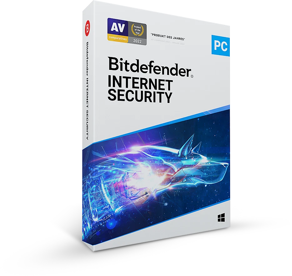 Bitdefender Internet Security 2025 / 1,3,5 Geräte / 1,2 Jahre / Lizenz DE ESD - Bild 1 von 1