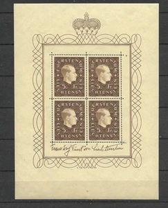 LIECHTENSTEIN Sc 159a Mint NH VF 1939 Prince Joseph SS - Picture 1 of 2