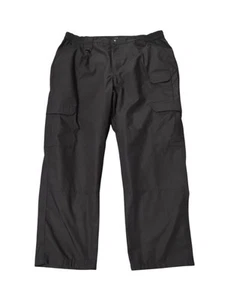 Men’s Propper Ripstop Tactical Elastic Waist Black Cargo Pants 42x30(42x29) - Picture 1 of 7